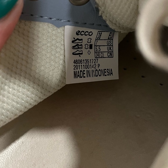 ECCO Women's Soft 7 Runner - Dusty Blue / Shadow White - Picture 7 of 7